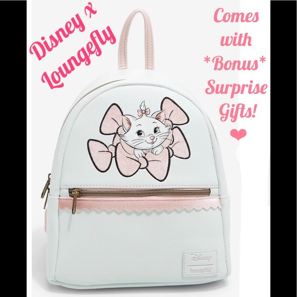 Disney | Bags | Loungefly Disney The Aristocats Marie Pastel Pink ...
